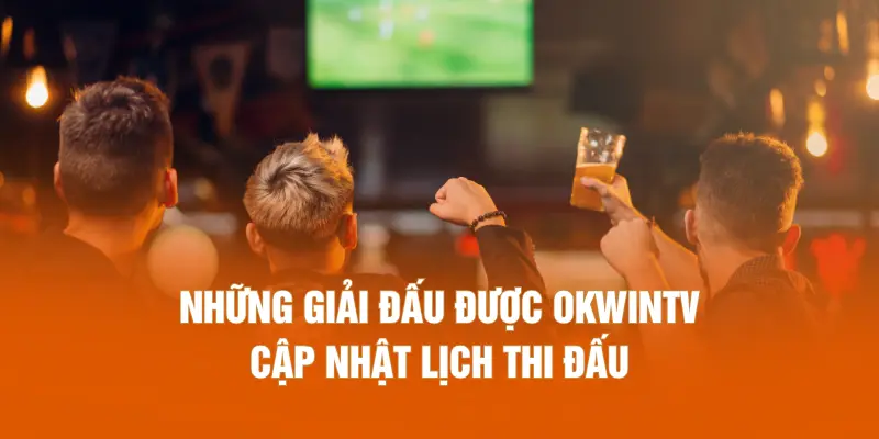 Những giải đấu được OKWINTV cập nhật lịch thi đấu